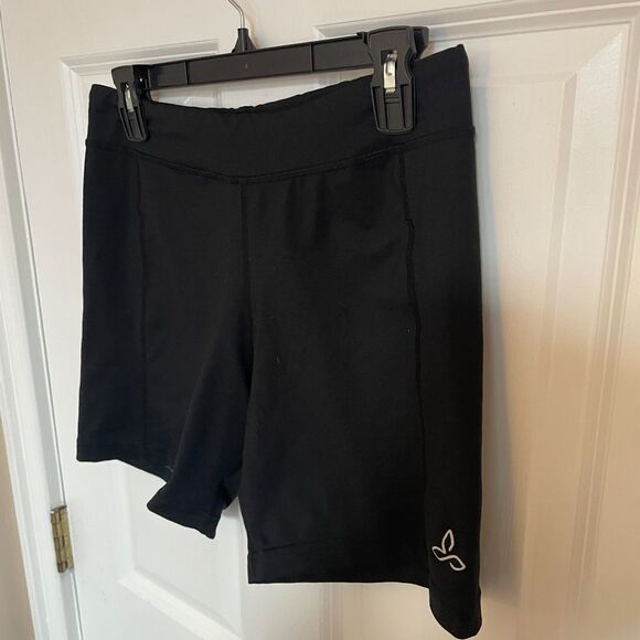 Prana Mens JD Shorts Black Medium Performance Biker Stretch Breathable Athletic - Picture 2 of 7